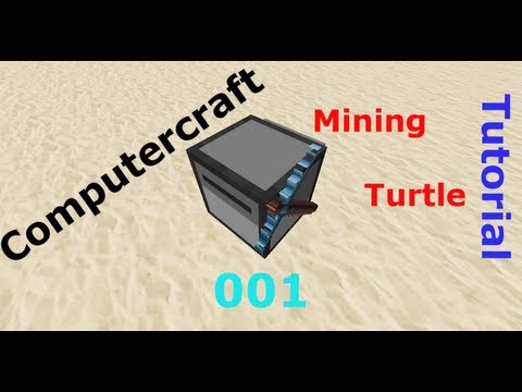 Minecraft Tekkit Computercraft Mining Turtle Tutorial [Deutsch/HD] #001 - Stripmining programmieren