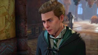 Ominis Gaunt recognized your voice when you Slytherin. Hogwarts Legacy