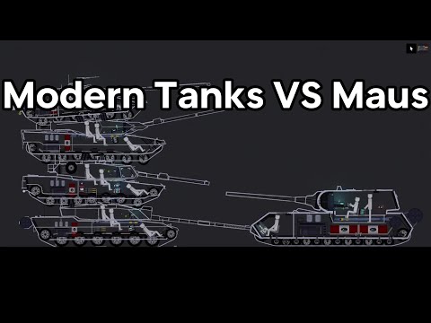MAUS VS MODERN TANKS | People Playground