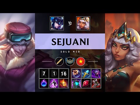 Sejuani Mid vs Qiyana - VN Challenger Patch 25.13