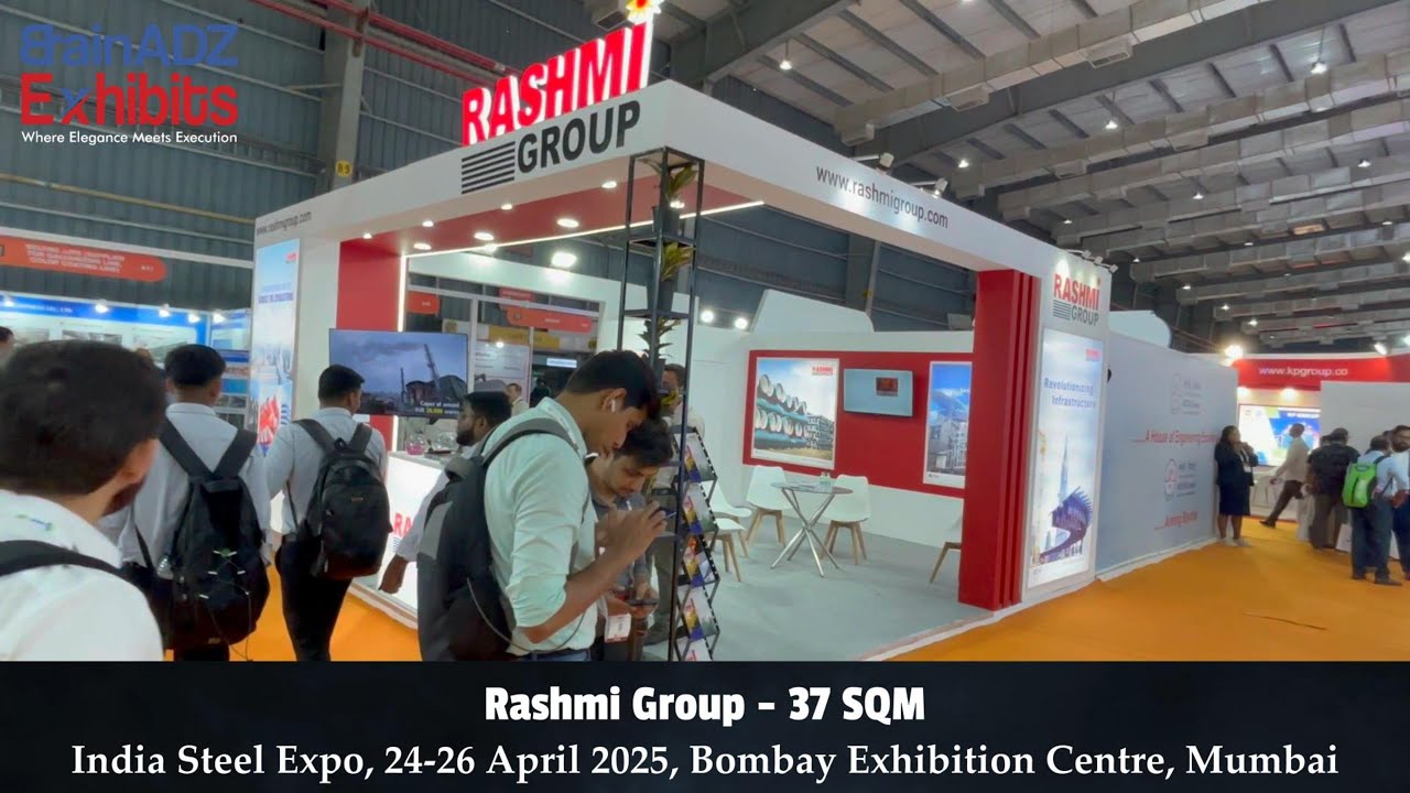 Rashmi Group at India Steel Expo 2025 – Designed & Built by BrainADZ Exhibits