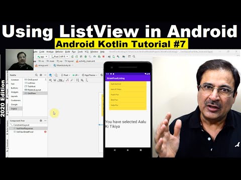 Listview In Android Studio  | Custom ListView in Android with Item Click Kotlin Tutorial #7