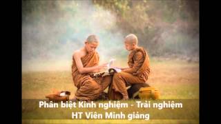 Phân biệt Kinh Nghiệm và Trải Nghiệm