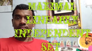 Maximal Linearly Independent set