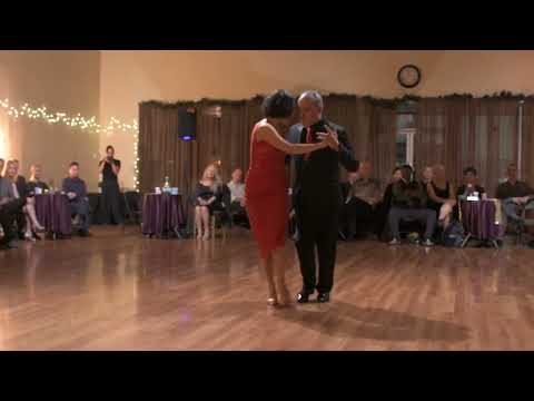 Pancho Pey & Raquel Makow at Milonga Gavito 1/4