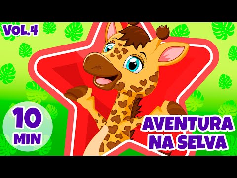 Aventura na Selva da Giramille Vol. 4 - Giramille 10 min | Desenho Animado Musical