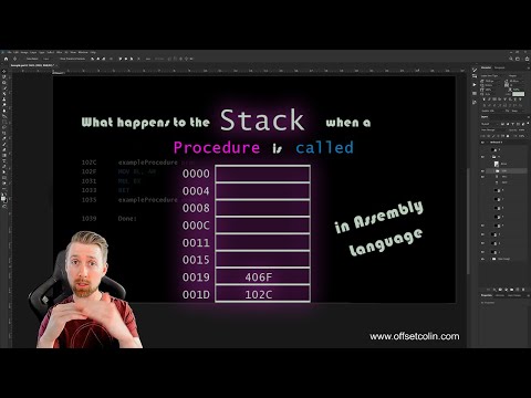 The Stack and ESP in Assembly Language - What happens when you call a procedure?