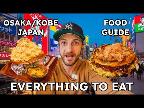 7 MUST EAT Restaurants in Osaka and Kobe Japan! (food guide) | Jeremy's Japan Journey Ep 2