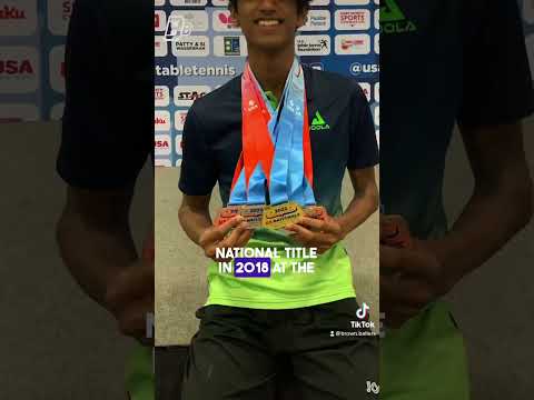 Sid and Nandan Naresh have been childhood phenoms in the sport of Table Tennis! 🏓 #shorts