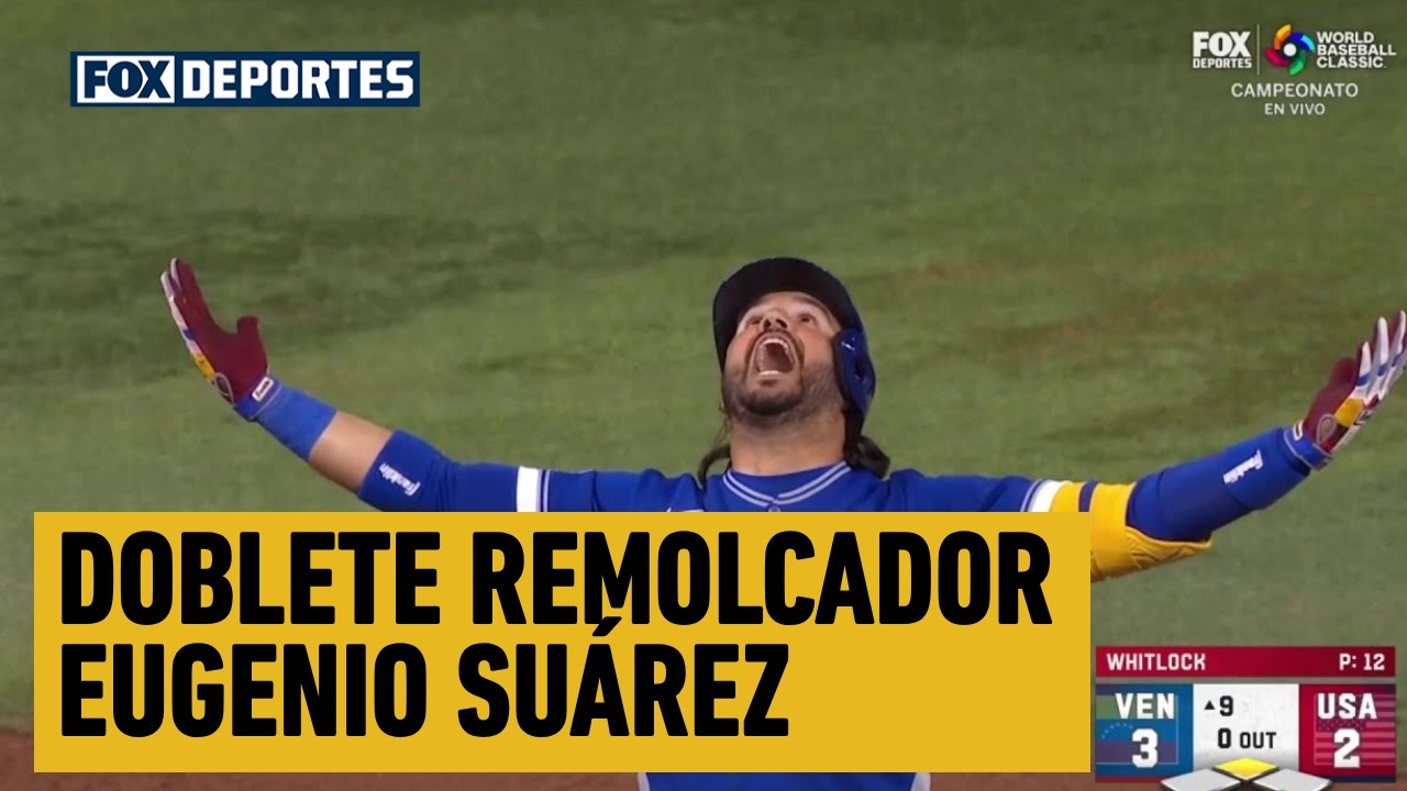 🇻🇪💪 DOBLETE REMOLCADOR Eugenio Suárez | Venezuela 3-2 USA | WBC 2026