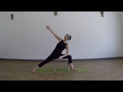 Chair Yoga for Hips and Legs for Stress Reduction