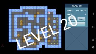 Classic Sokoban Level 20 | without UNDO | Solution 1 - 90