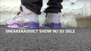 2013 Air Jordan 5 Fresh Prince Of Bel Air V Sneaker Review + On Feet W/ @DjDelz Dj Delz