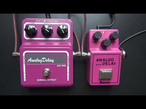 Maxon AD-900 Analog Delay Early Model MN3005 x 2 chips installed w/ PSU image 7