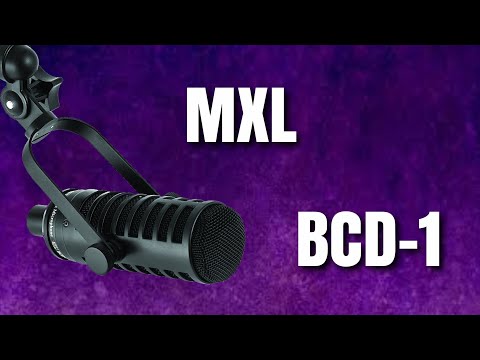 MXL BCD-1 Broadcast Dynamic Microphone Test / Review