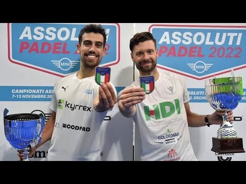 Cassetta\Cremona vs Di Giovanni\Tamame 6-2 6-4 - Finale Campionati Italiani Assoluti Padel 2022