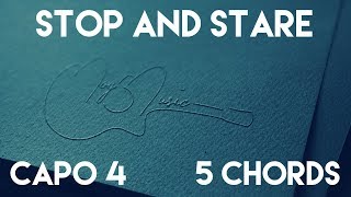 How To Play Stop And Stare by OneRepublic | Capo 4 (5 Chords) Guitar Lesson