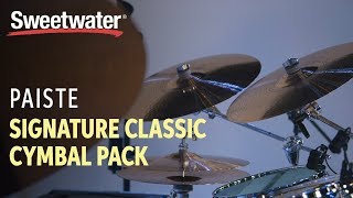 Video thumbnail for Paiste Signature Classic Cymbal Pack with Free 16" Crash Reviewed by Sweetwater