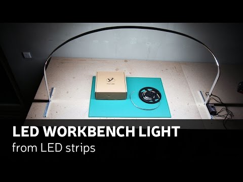 DIY Super Bright LED Light Strip Work Light For Workbench 