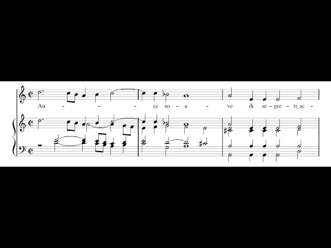 LUZZASCO LUZZASCHI: Aura soave PDF SCORE