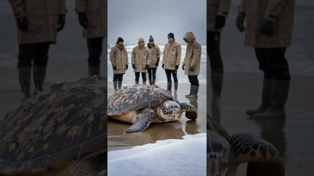 A Giant Turtle Right in Front of Us