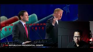 MARCOS RUBIO Y DONALD TRUMP SE  SACAN LOS PAPELES PARA SER PRESIDENTE DE LOS ESTADOS UNIDOS