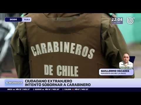 Conducía a exceso de velocidad, intentó sobornar a Carabineros y terminó preso en Chillán