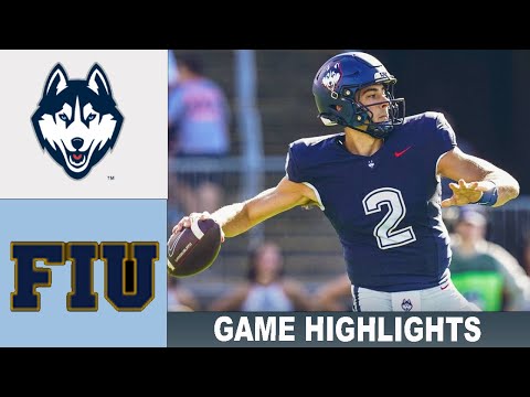 UConn Huskies vs Florida International GAME HIGHLIGHTS NCAA Football 2025 Season Football HIGHLIGHTS