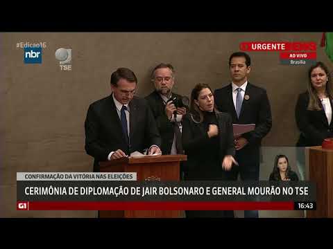Veja que Bolsonaro fala no discurso da diplomação! Incrivel!!