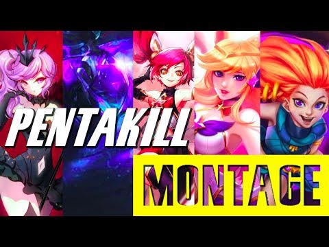LoL Best Pentakill Montage #12 - Epic (Ahri, Jinx, Vayne, Lux, Zoe ) Plays