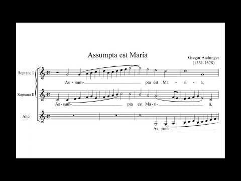 Video thumbnail for Assumpta est Maria