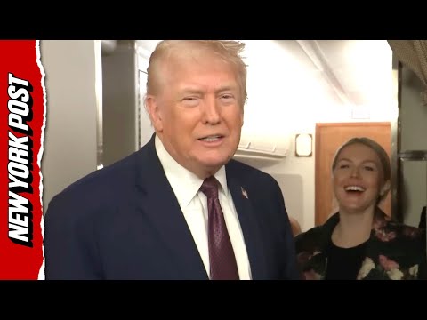 Trump Hits Turbulence on AF1: ‘Looking for Something to Grab and It’s Not Going to Be Karoline’