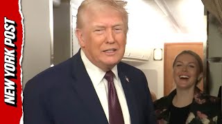 Trump Hits Turbulence on AF1: ‘Looking for Something to Grab and It’s Not Going to Be Karoline’