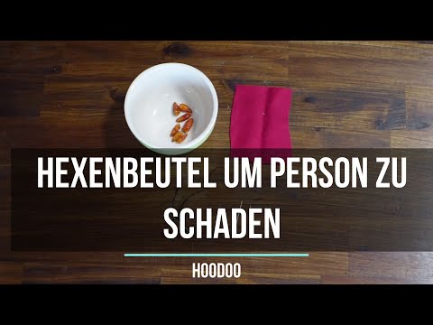 Hexenbeutel, um einer Person zu schaden