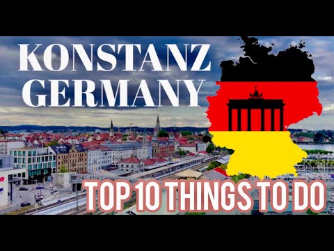 Konstanz, Deutschland | Top 10 Fakten | Aktivitäten | Bodensee | Stadtrundgang | 4K | Drohne