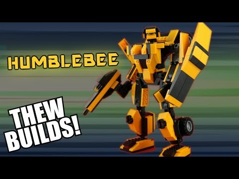 Thew Builds "Transformative Robot" Humblebee!! KO Lego Transformers Bumblebee