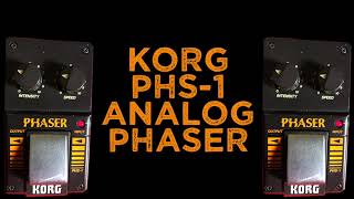 Video thumbnail for Korg PHS-1 My New Favorite Phaser by Clifton Wright
