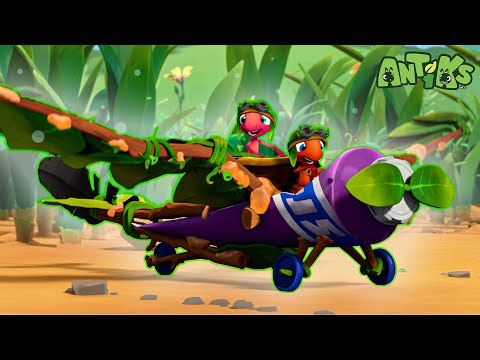 Ants Build A Plane | Antiks | Moonbug Create