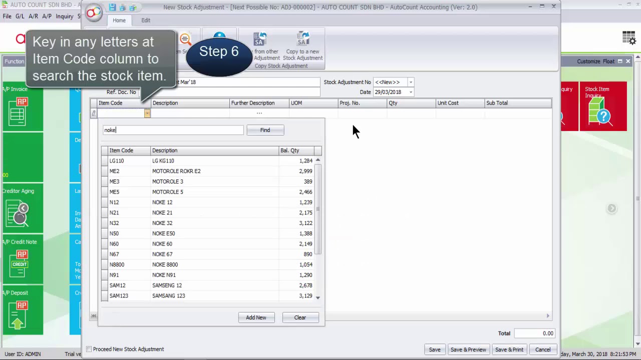 18  Stock Adjustment in Accounting V2
