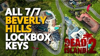 All Beverly Hills Lockbox Keys Dead Island 2