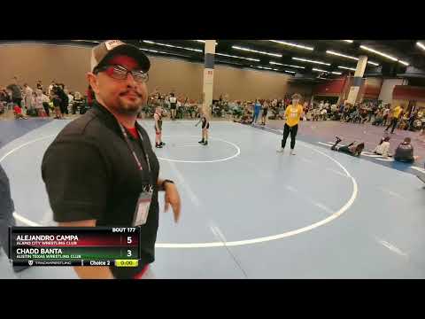 56-57 Lbs Round 3 - Chadd Banta, Austin Texas Wrestling Club Vs Alejandro Campa, Alamo City Wrestl