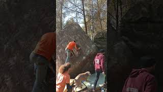 Video thumbnail de Problem 6 Sit (Boulder 3, Clàssic - Tallafocs). Salvanebleau