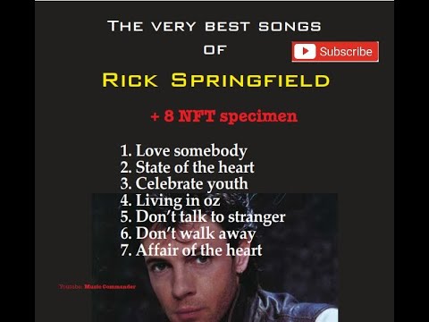 The very best of Rick Springfield  + 8 NFT specimens