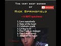 The Very Best Of Rick Springfield 8 NFT Specimens