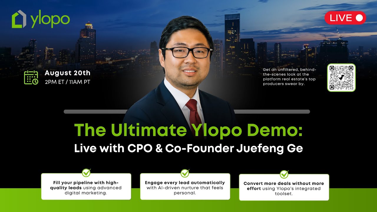 The Ultimate Ylopo Demo: Live with CPO & Co-Founder Juefeng Ge
