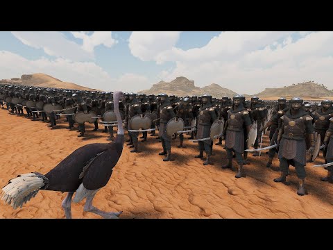 SUPER OSTRICH vs 100,000 PERSIAN SOLDIERS - Ultimate Epic Battle Simulator 2 | UEBS 2