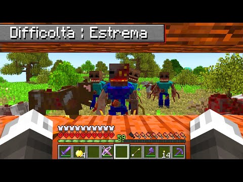 COSTRUISCO IL BUNKER SICURO NEL MONDO MALEDETTO - Minecraft ITA