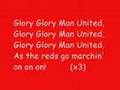 Glory Glory Man United karaoke 