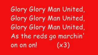 Glory Glory Man United karaoke