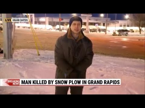 Man killed by snow plow in Grand Rapids